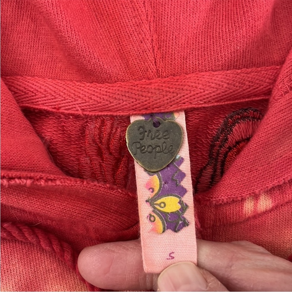 EUC Free People Embroidered Tie Dye Zip
Front Hoodie - Picture 7 of 12